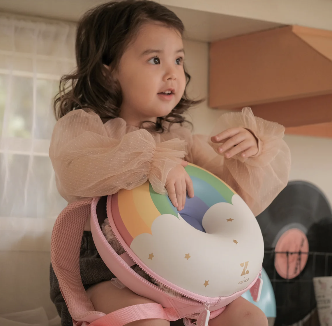 Zoyzoii®B1 Donut Series Backpack(Sweet Rainbow)