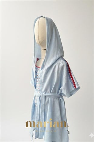 Beach Cover Up Blue