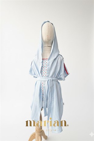 Beach Cover Up Blue