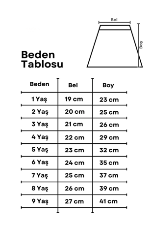 Beyaz Kız Çocuk Tütü Etek - Bonita