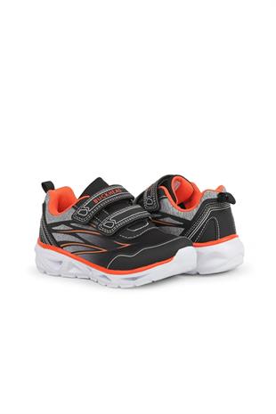Buckhead Siyah - Turuncu Erkek Çocuk Sneaker BUCK3026 MAXIM