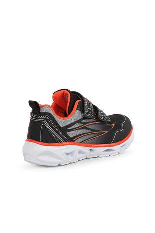 Buckhead Siyah - Turuncu Erkek Çocuk Sneaker BUCK3026 MAXIM