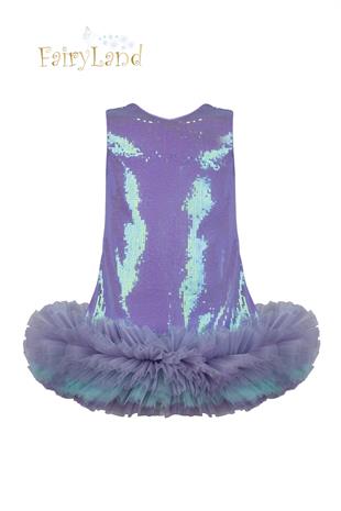 Fairyland Ballerina Lila Kız Çocuk Elbise