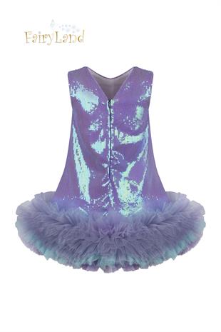Fairyland Ballerina Lila Kız Çocuk Elbise