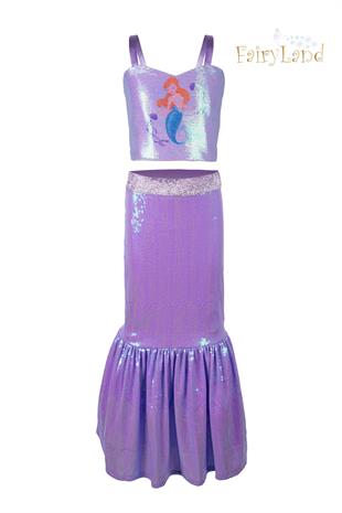 Fairyland Mermaid Kız Çocuk Kostüm - Lila
