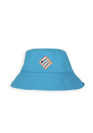 Happy Face Bucket Hat - Blue / 56 Cm