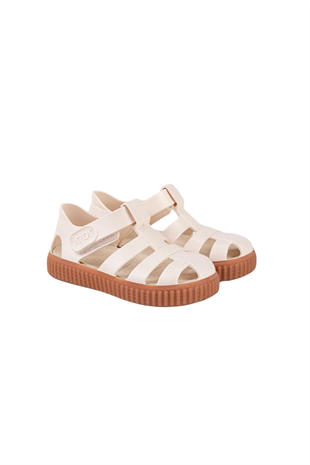 Igor Nico Caramelo Ivory Cream Çocuk Sandalet - Krem