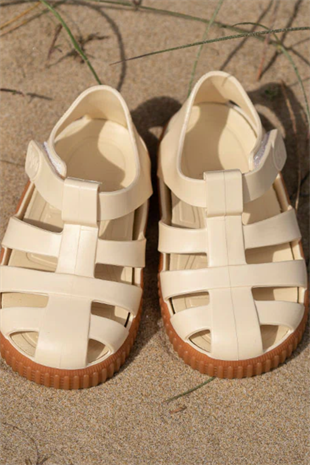 Igor Nico Caramelo Ivory Cream Çocuk Sandalet - Krem