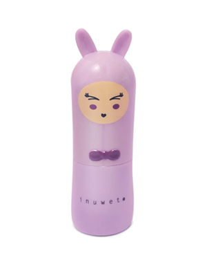 INUWET BUNNY LIPBALM MARSHMALLOW / PURPLE