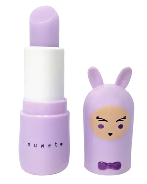 INUWET BUNNY LIPBALM MARSHMALLOW / PURPLE