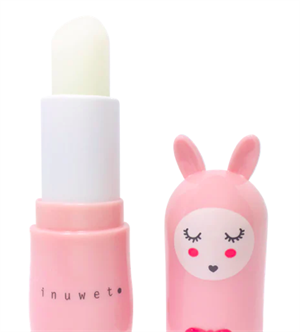 INUWET BUNNY LIPBALM STRAWBERRY / PINK