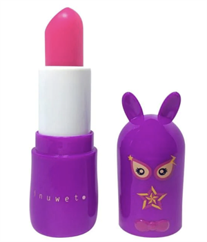 INUWET BUNNY LIPBALM SUPER HERO STAR GIRL - RAPSBERRY