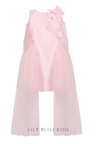 LİLY BLİSS Peony Pink - Kız Çocuk Özel Gün Elbise