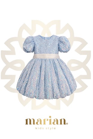 LİLY BLİSS Sparkle Princess Blue Elbise