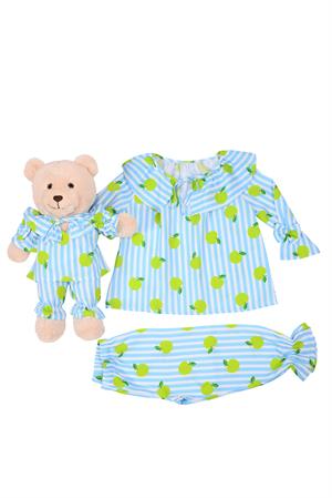 Luna Mia Uyku Arkadaşlı Kız Çocuk Pijama Seti
