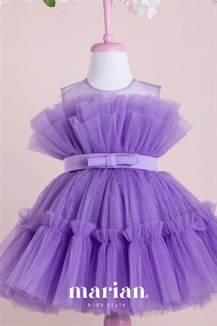 MARİAN FAİRY DRESS - ÖZEL GÜN ELBİSE - Lila 