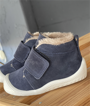 Merli&Rose Stride Peluş Süet İlk Adım Bot | Lacivert