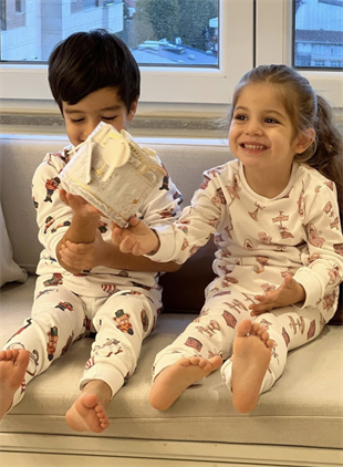Özel Kutulu Pijama Takımı - Kurşunasker