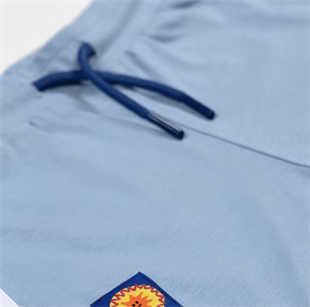 Retro Shorts - Blue with White Trim