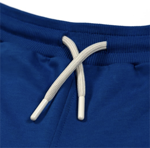 Retro Shorts - Navy Blue with Ecru Trim