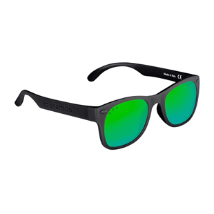Roshambo Eyewear Siyah Çerçeve Yeşil Lens | ÇOCUK GÜNEŞ GÖZLÜĞÜ