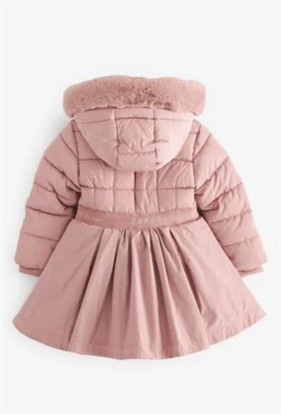 TED BAKER SU GEÇİRMEZ PEMBE KIZ ÇOCUK MONT