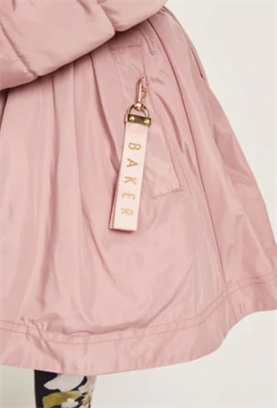 TED BAKER SU GEÇİRMEZ PEMBE KIZ ÇOCUK MONT