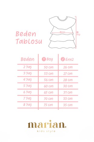 Yıldız Baskılı Katlı Tül Kız Çocuk Elbise - Estela