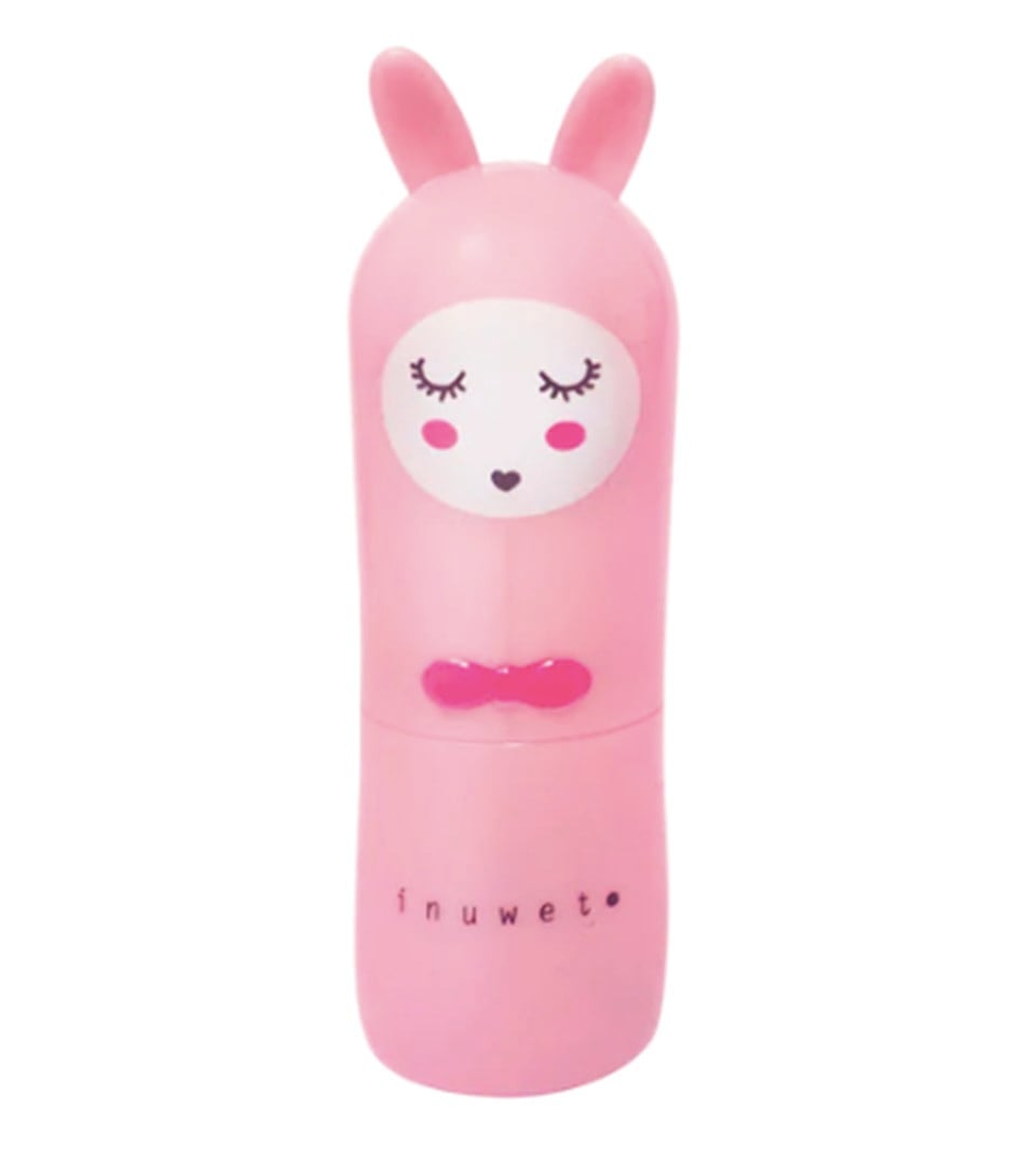 INUWET BUNNY LIPBALM STRAWBERRY / PINK