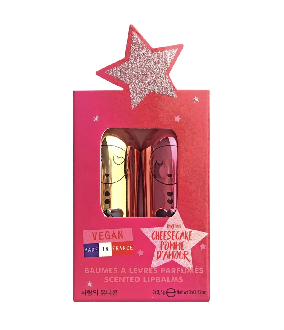 INUWET - COFFRET 2'LI METAL LIP BALM SETI