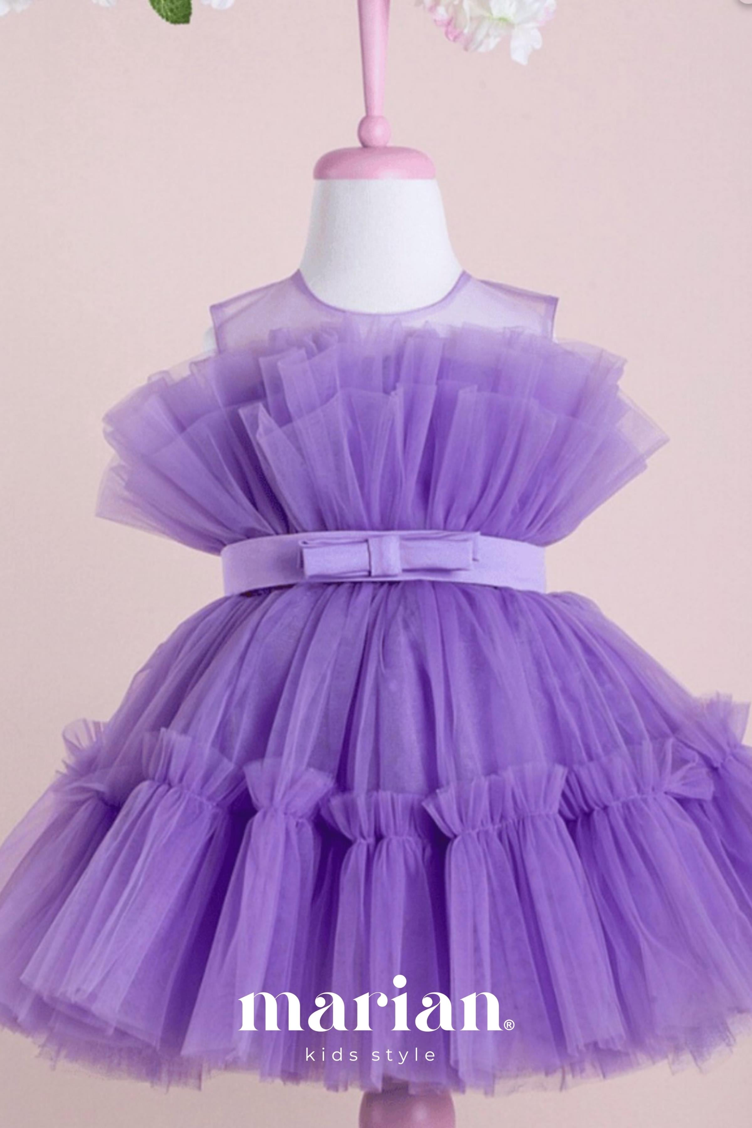 MARİAN FAİRY DRESS - ÖZEL GÜN ELBİSE - Lila 