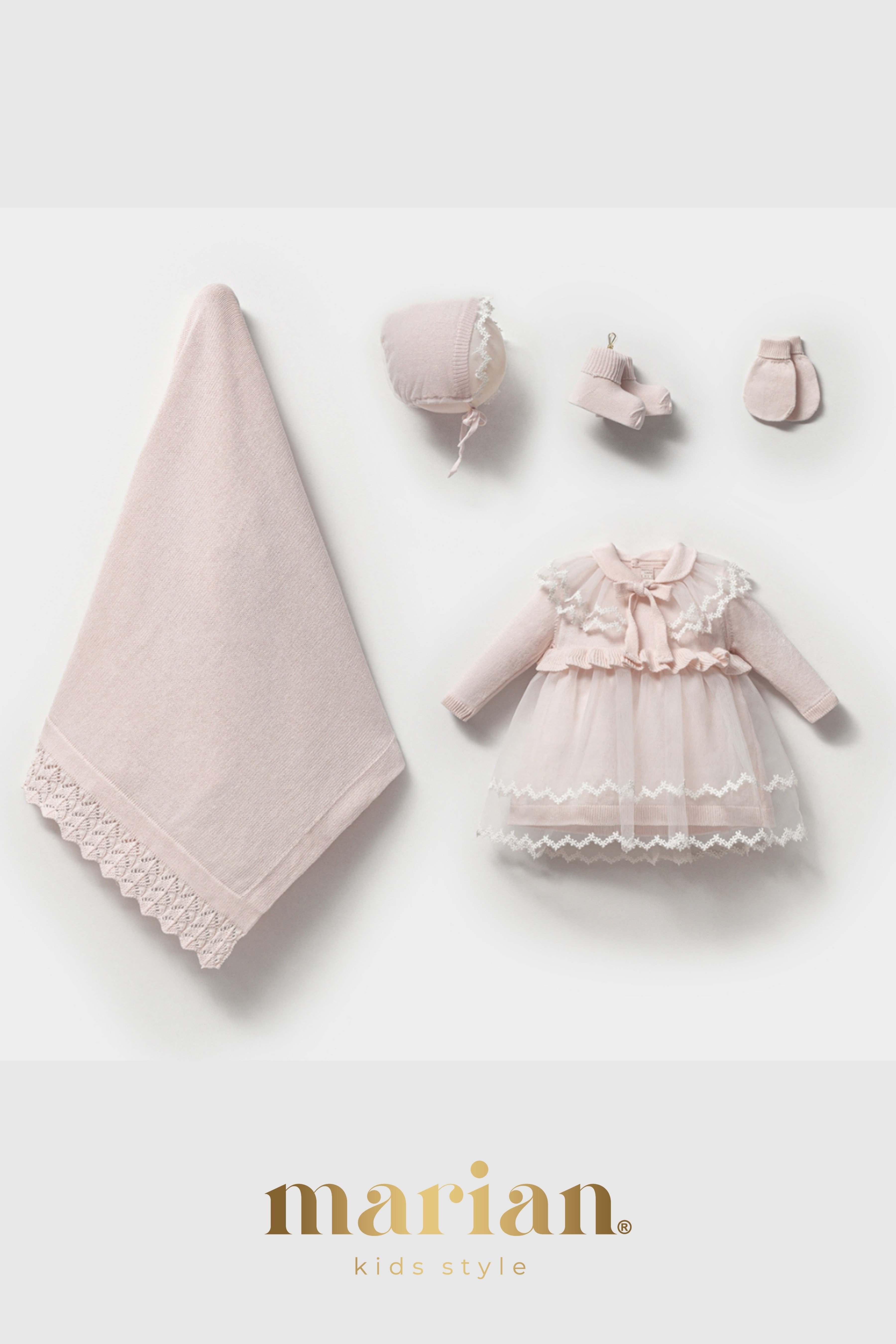 PEMBE KIZ 0-3 AY PRENSES 5Lİ SET