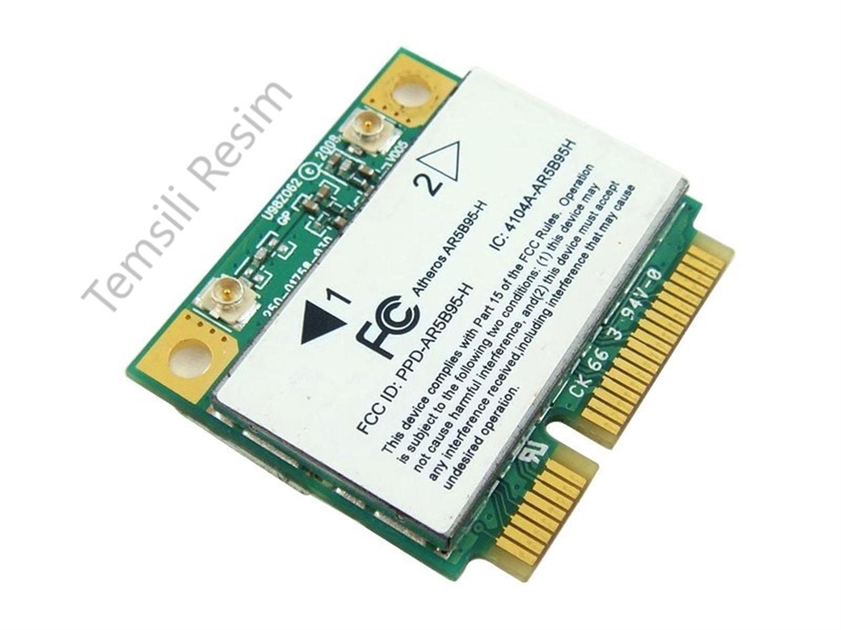 2.EL YEDEK PARÇAACER ASPİRE E1-571G E1-531 E1-521 SERİSİ ORJİNAL WİFİ WİRELESS KART ATHEROS AR5B125 STOK-225