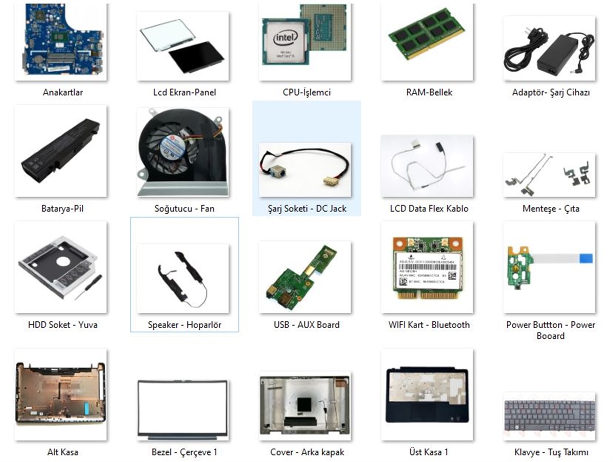 2.EL YEDEK PARÇAEMACHİNES E732 E732Z ORJİNAL USB KART KABLO DAHİL DA0ZRCTB6B0 STOK-188