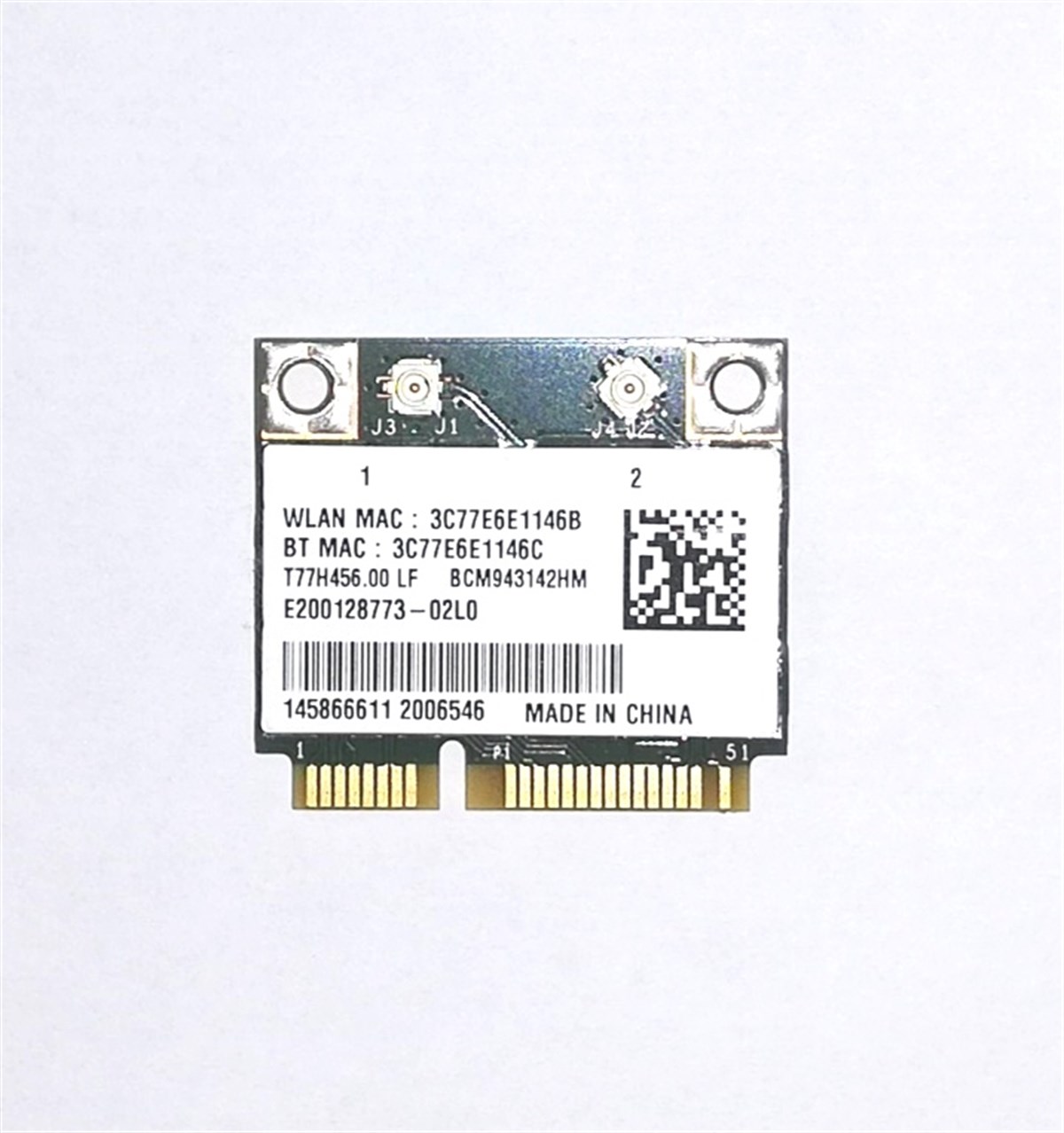 SONY VAİO FİT 15 SVF15 SVF1521 SERİSİ Wifi Kartı Bluetooth BCM943142HM Z-58