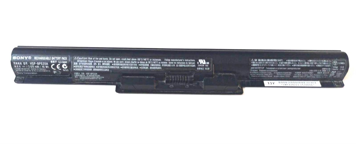 Sony vaio Orjinal Svf15 Svf152 Svf153 Svf154 VGP-BPS35A BPS35 BPS35A 14E 15E N50 Original Batarya pil (YARIM SAAT ÇALIŞIR)Z-58