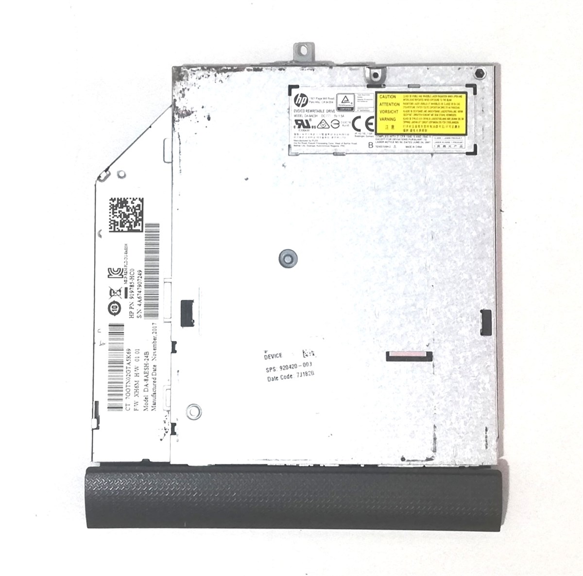HP 250 G6 DVD WRİTER DA-8AESH-24B STOK:Z-59