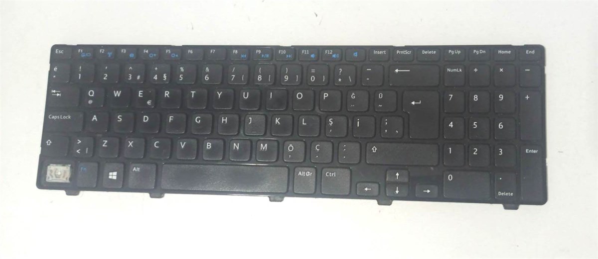 Dell Inspiron 15 3521 UK Q UYUMLU RETRO MARKA KLAVYE - TUŞ TAKIMI (BİR TUŞ EKSİK)  STOK:Z-60