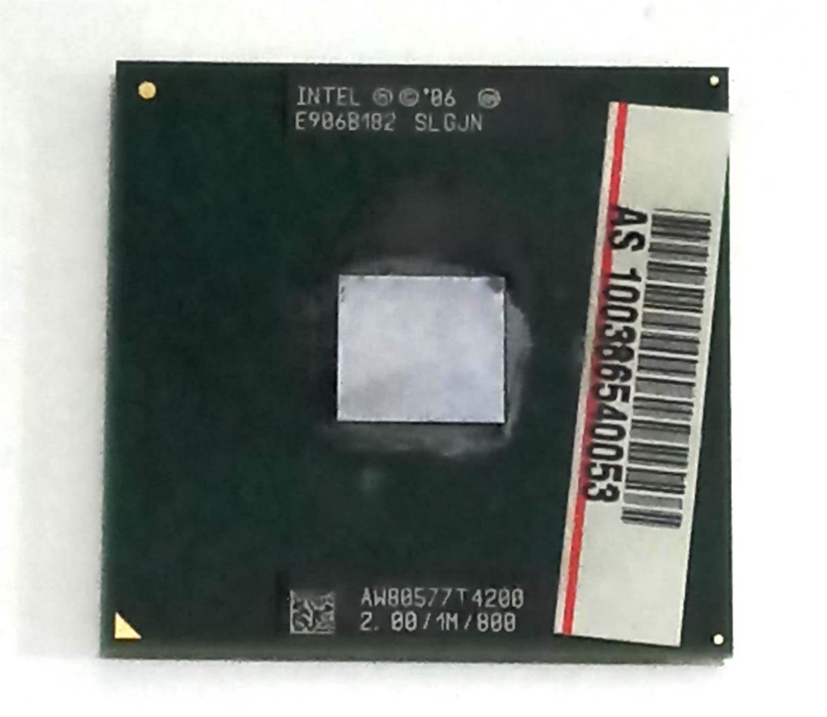 Intel Core 2 Duo T4200 2.0 GHz 800 MHz 1M CPU SLGJN Notebook İşlemcisi STOK: İŞKUTU