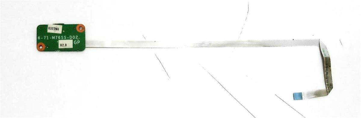 Casper M762Su – Power Button Board & Cable 6-71-M76SS-D02 STOK: Z74