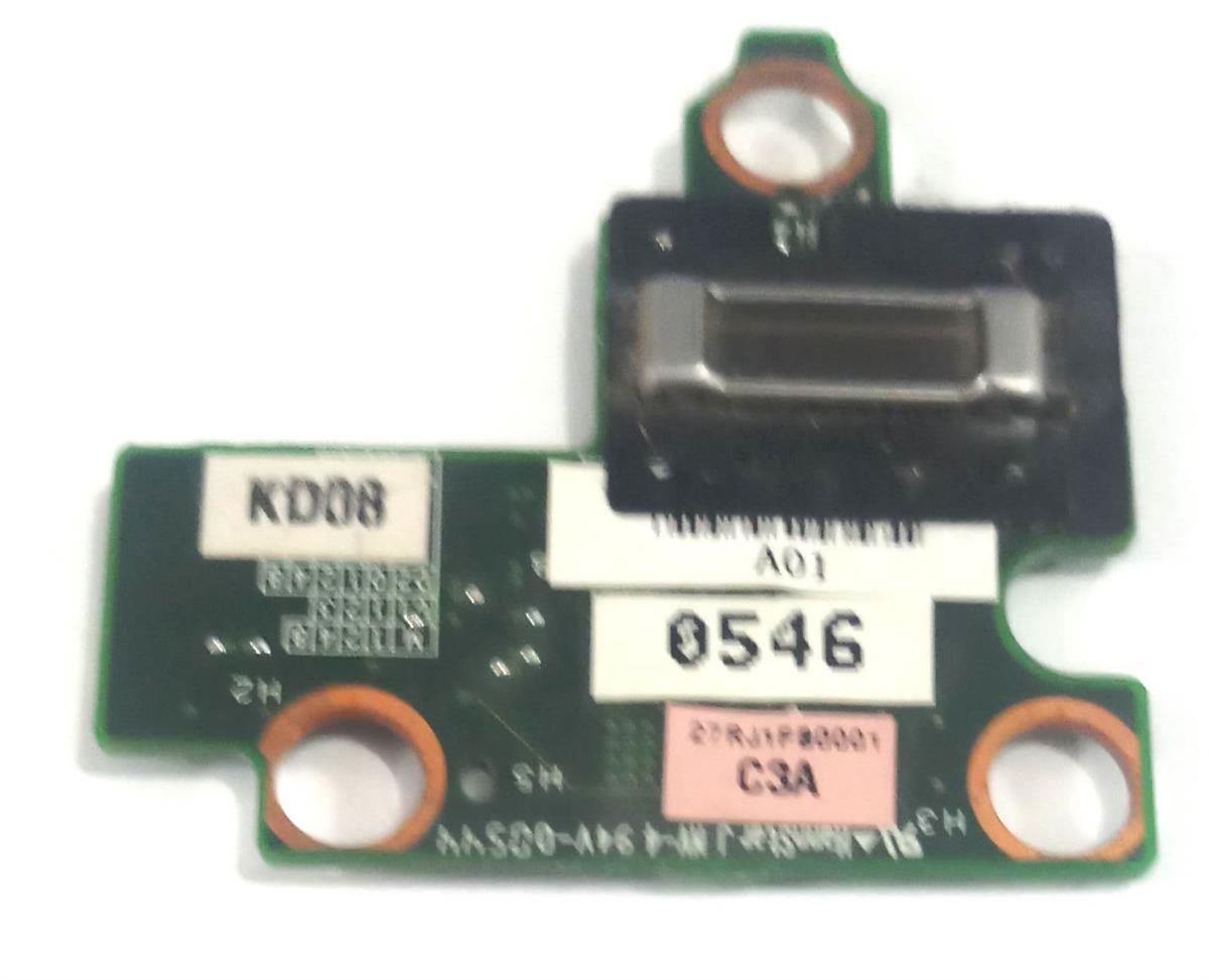 Sony Vaio PCG-9W4M VGN-BX295VP Fingerprint Board with Cable 27RJ1FB0001 STOK: Z85