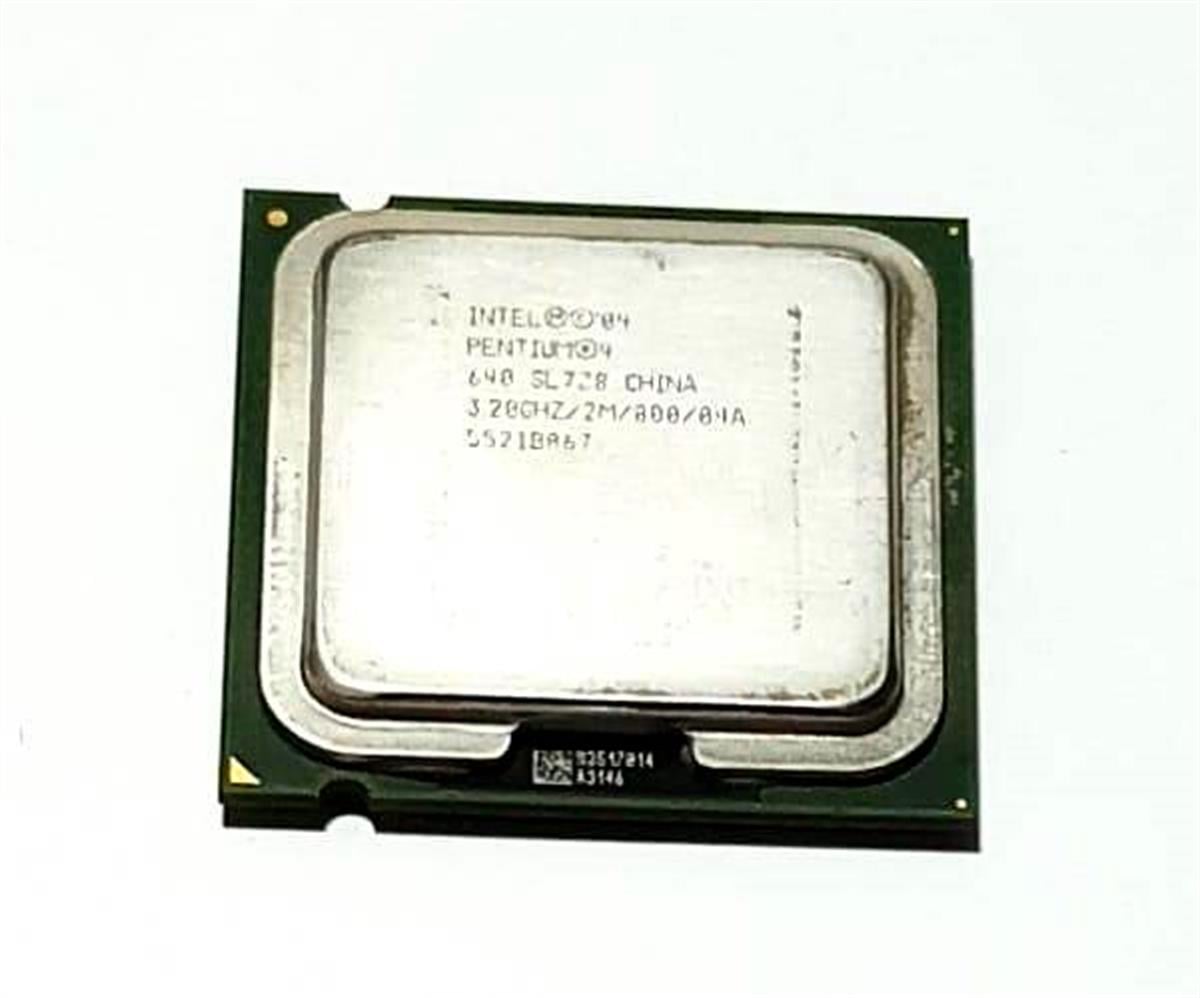 Intel Pentium 4 3.2 GHz 800MHz 2MB Socket 775 CPU SL7Z8 stok: iş kutu