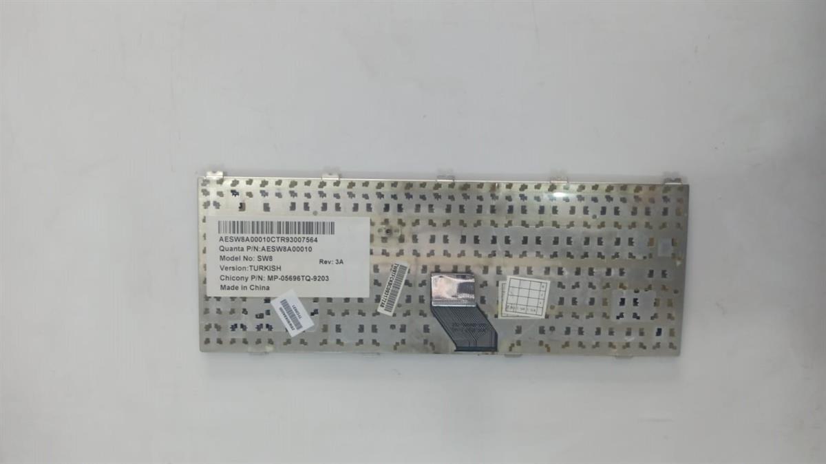 CASPER TW8 MODEL NO: EAA-89  TUŞ TAKIMI KLAVYE MP-05696TQ-9203 STOK: Z60
