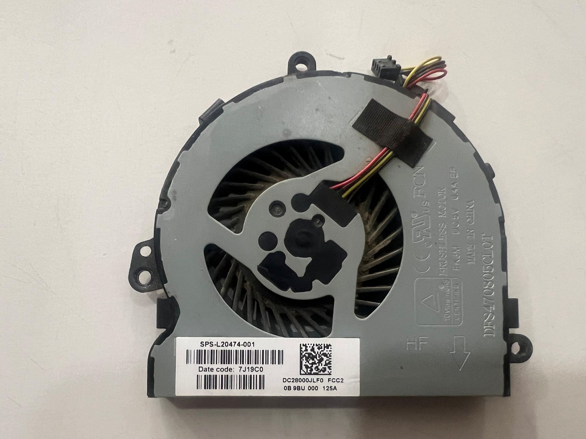 HP 15-db1066nt (8XE58EA) Notebook Orijinal Hp L20474-001 813946-001 816778-001 Cpu Sogutucu Cooling Fan Stok: Z91