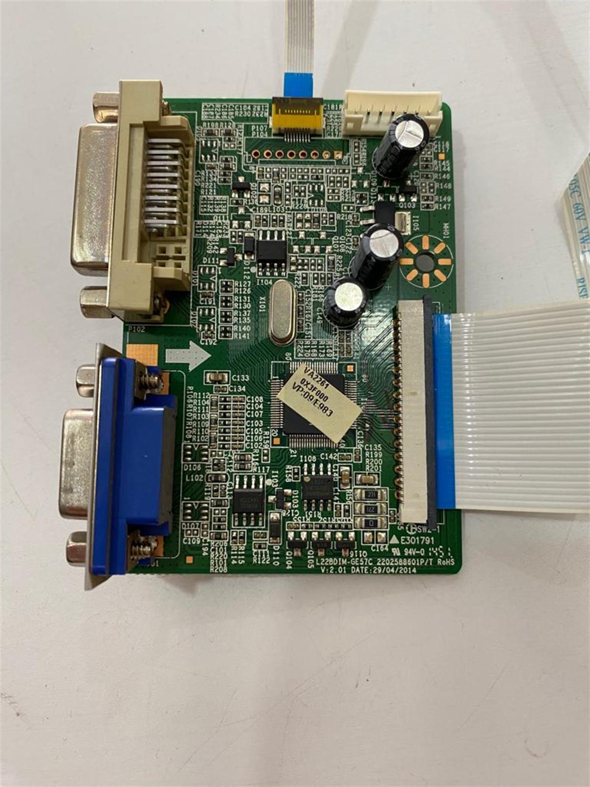 VIEWSONIC VA2261 VS15867  L22BDIM-GE57C 2202588601P TV KARTI STOK: Z94