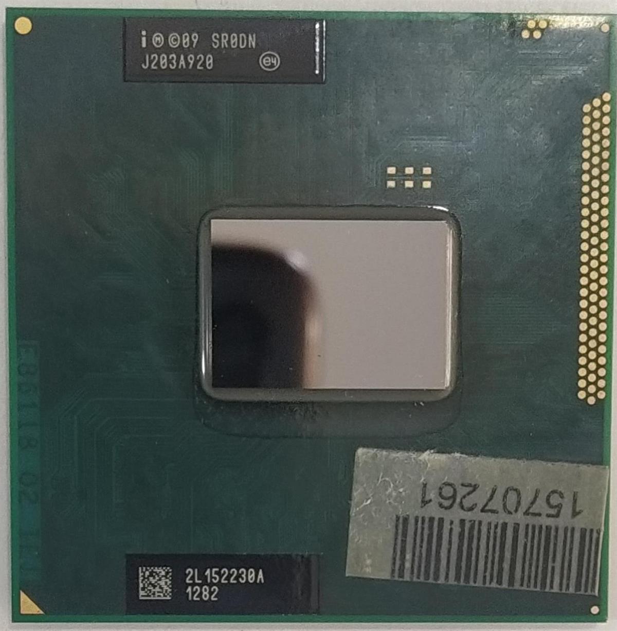 CPU - İşlemciINTEL CORE İ3-2350M İŞLEMCİ 2,30 GHz 3 MB Intel Smart Cache CPU SR0DN  STOK: İŞ KUTU