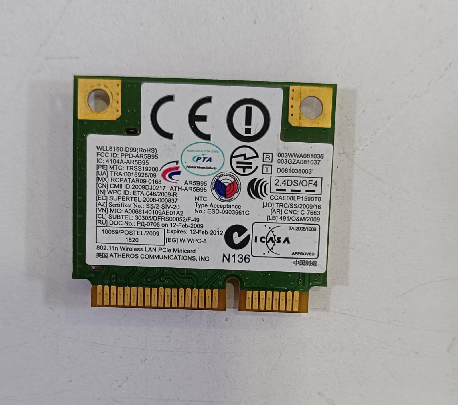 GTW11C E244417 Notebook Wifi Kart Stok:Z104