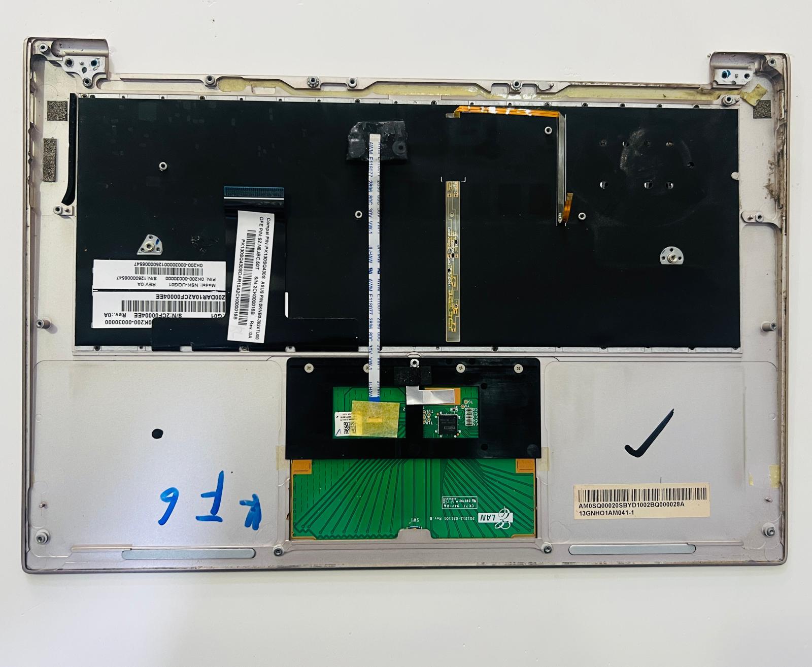 ORİJİNAL Asus UX31 UX31A UX31E UX31EP UX31EP-1A Klavye ve Üst Kasa 13GNHO1AM041 Stok: Z97