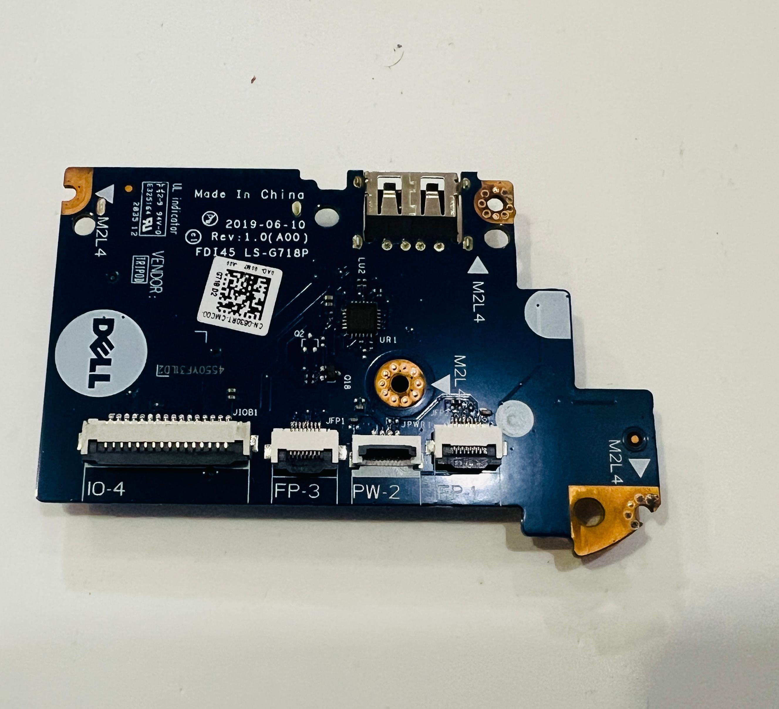 DELL VOSTRO 3501 P90F ORİJİNAL SORUNSUZ  USB BOARD FDI45 LS-G718P Stok:Z106