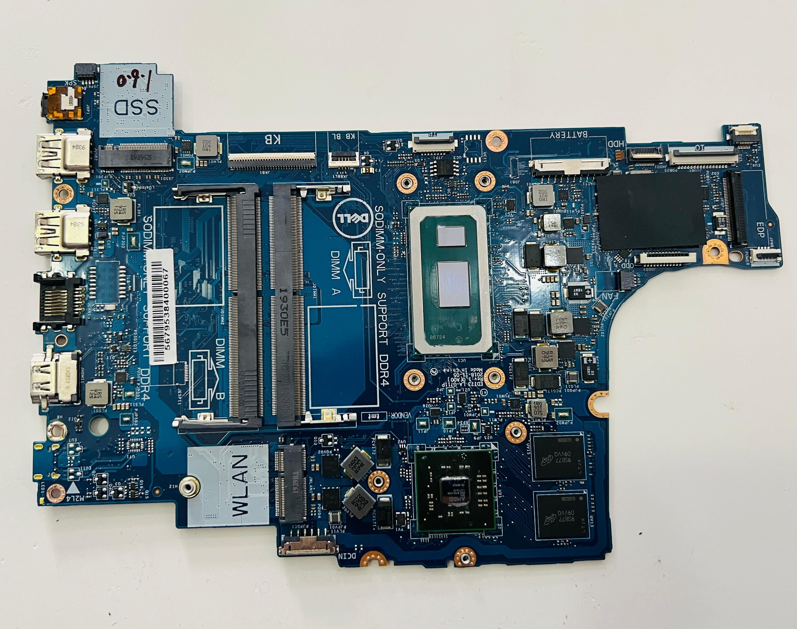 DELL INSPIRON 3580 ANAKART MAINBOARD EDI73 LA-G711P REV:1.0 (A00) Stok:Z108